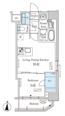 パークアクシス錦糸町ウエストの物件間取画像